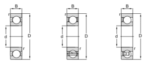 deep groove ball bearing drawing 2