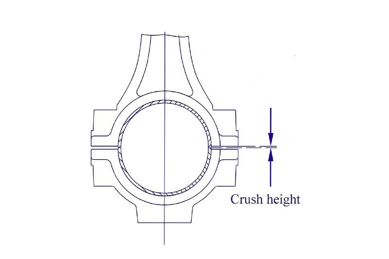 bearing crush height